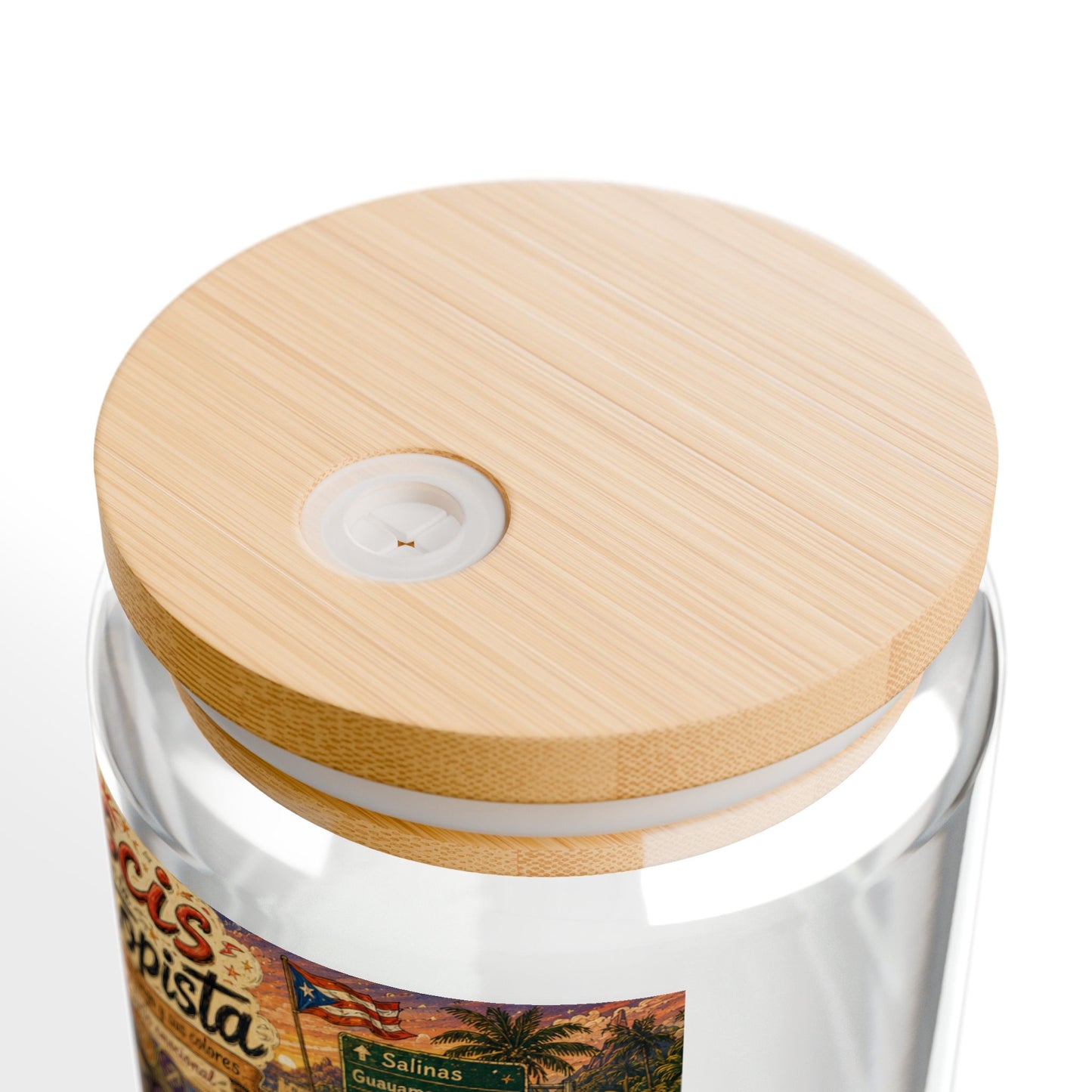 Sipper Glass — Pisces Autopista Zodiac Art 16oz Travel Tumbler (Fire signs edition)