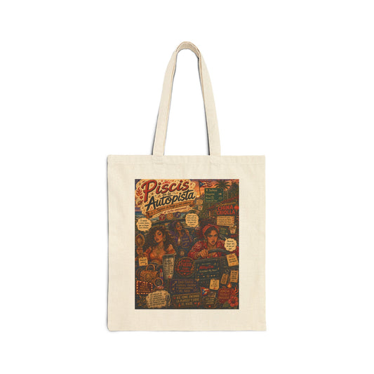 Zodiac Fire Signs Tote Bag — "Leo the Elegant, Aries the Fiery, Sagittarius the Philosopher" Cotton Canvas
